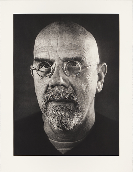 Chuck Close Self Portrait/Photogravure
 54 1/4" x 40 5/8" 2005 copyright USF Graphicstudio Photo: Will Lytch