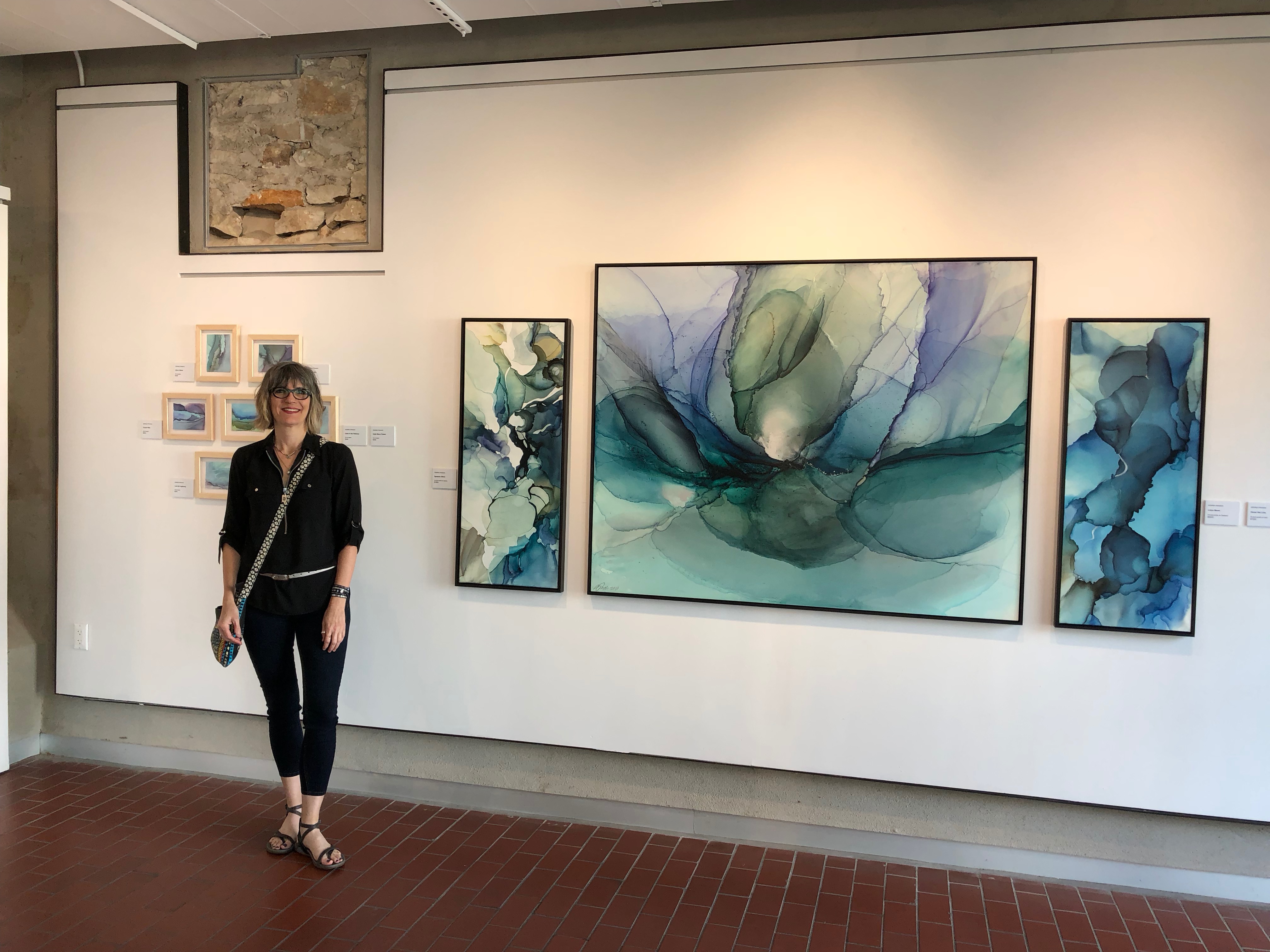 Andrea Pramuk "Fluid Worlds" Georgetown Art Center June 29 - August 5, 2018